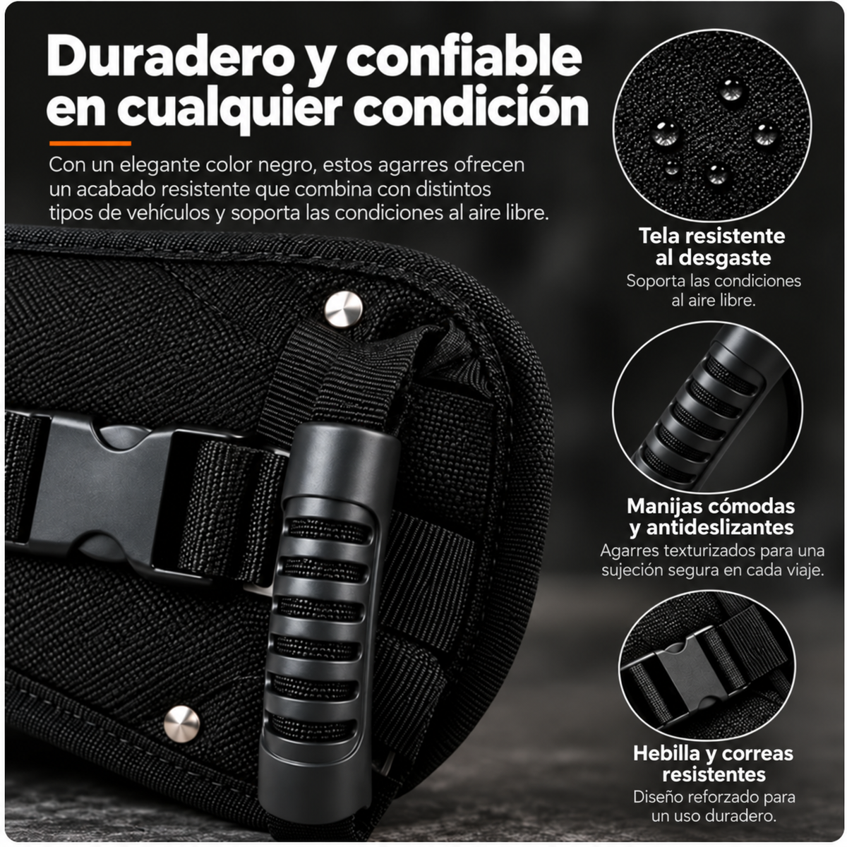 Detalle de la agarradera Rydex